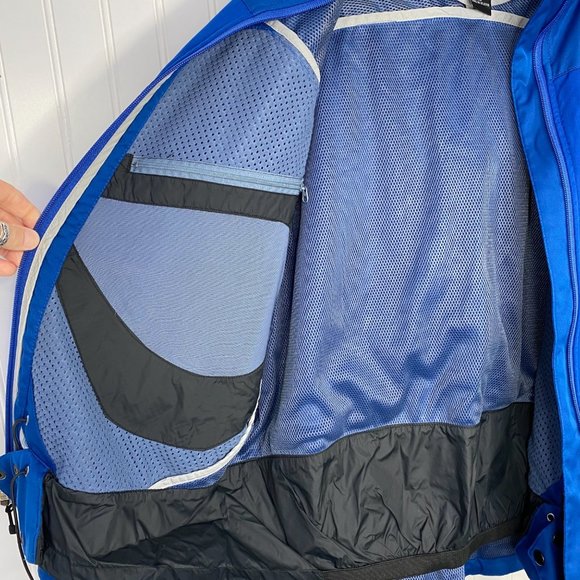 AIGLE Actimum Blue Windproof Jacket Detachable Hood M - Picture 5 of 13